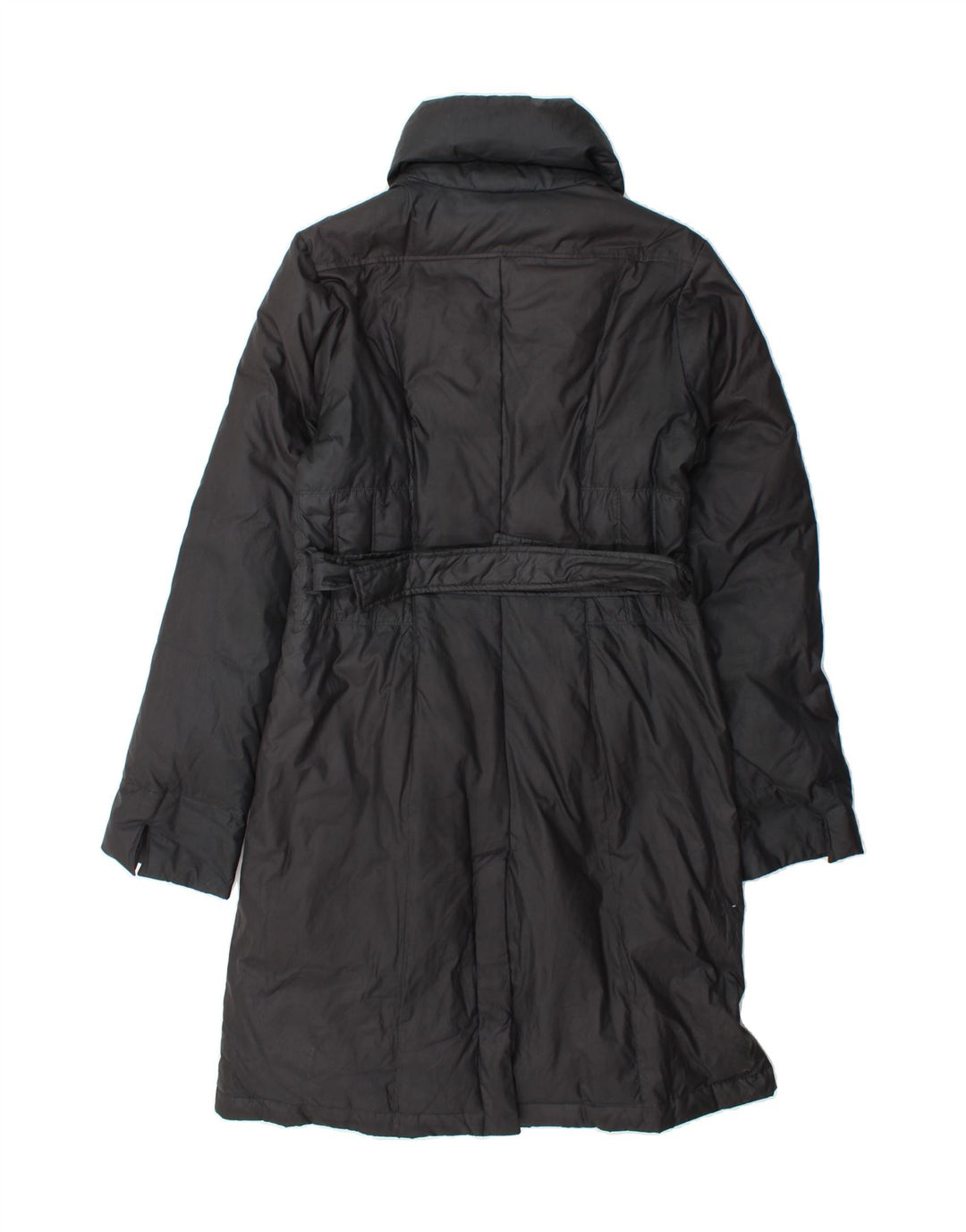 TRUSSARDI Womens Padded Coat IT 46 Large Black Polyester Vintage Trussardi and Second-Hand Trussardi from Messina Hembry 