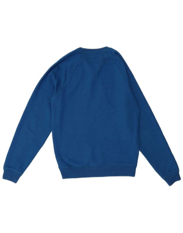 Jack Wills Mens Graphic Classic Fit Sweatshirt Jumper XS Blue Cotton