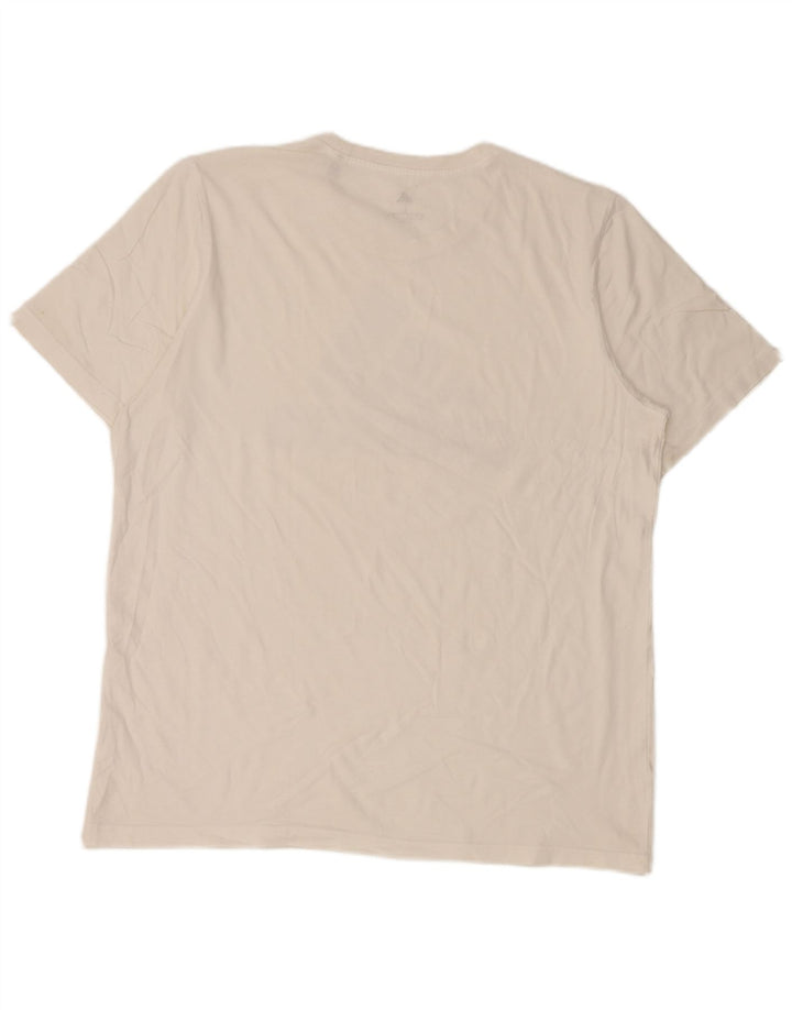 Adidas Mens Graphic T-Shirt Top Large White