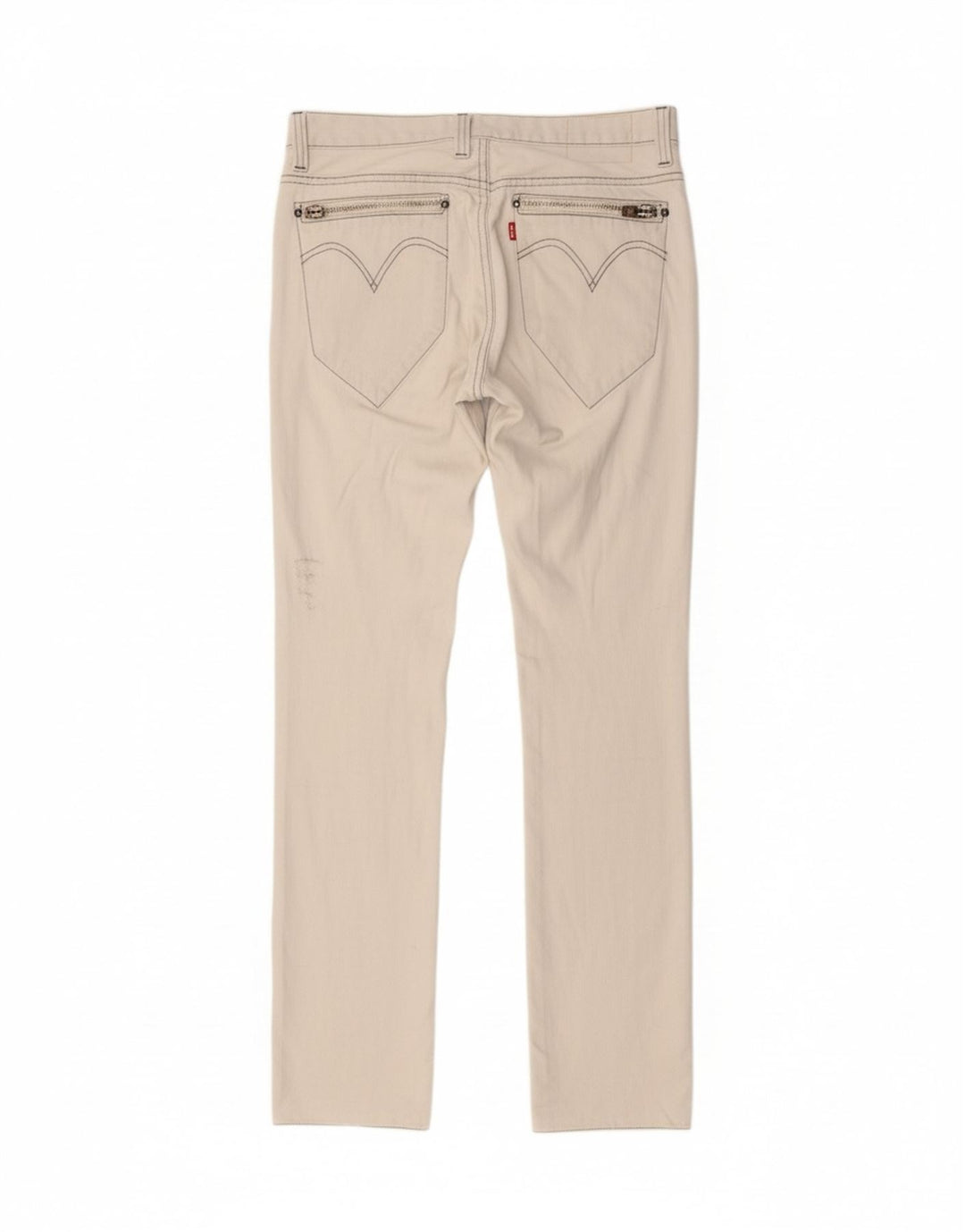 LEVI'S Mens 513 Skinny Jeans W36 L35 White Vintage Levi's and Second-Hand Levi's from Messina Hembry 