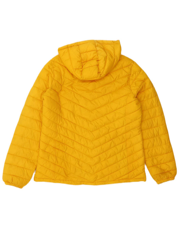 Mountain Warehouse Veste rembourrée à capuche pour femme UK 14 Large Jaune Nylon