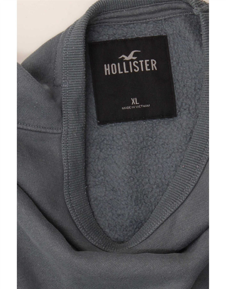 Hollister Mens Sweatshirt Jumper XL Grey