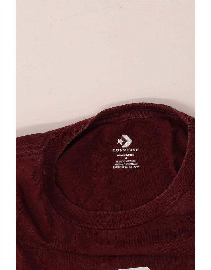 Converse Grafisk T-shirt til mænd, medium Burgund