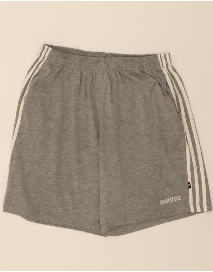 ADIDAS Mens Sport Shorts Large  Grey Cotton Vintage Adidas and Second-Hand Adidas from Messina Hembry 