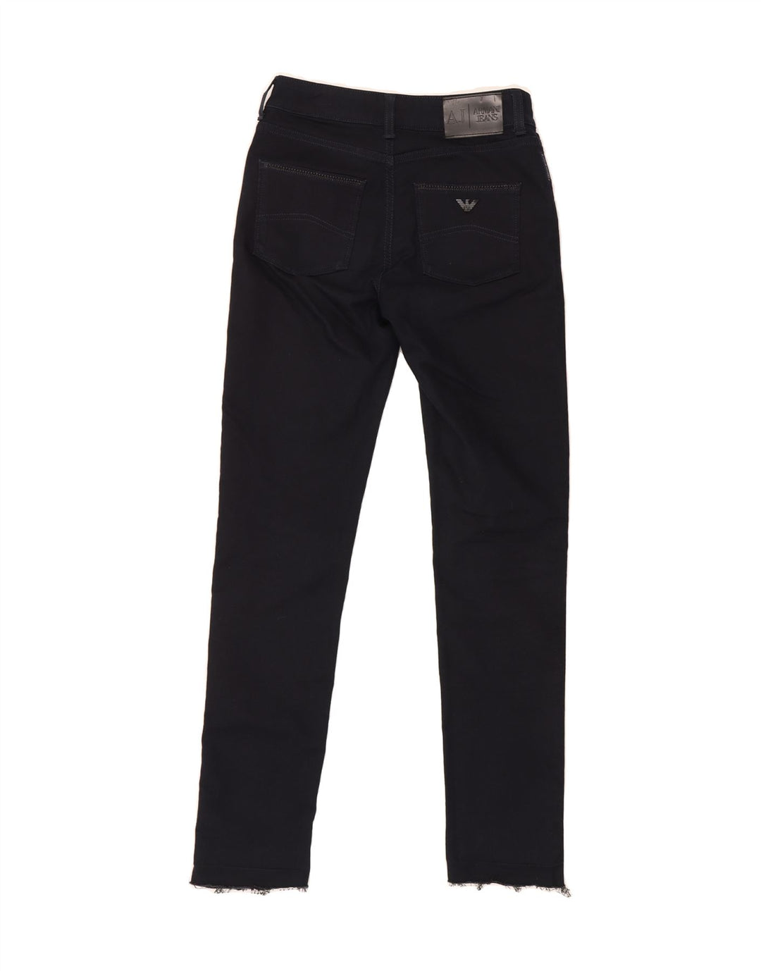 ARMANI Womens Slim Jeans W26 L30 Black Cotton Vintage Armani and Second-Hand Armani from Messina Hembry 