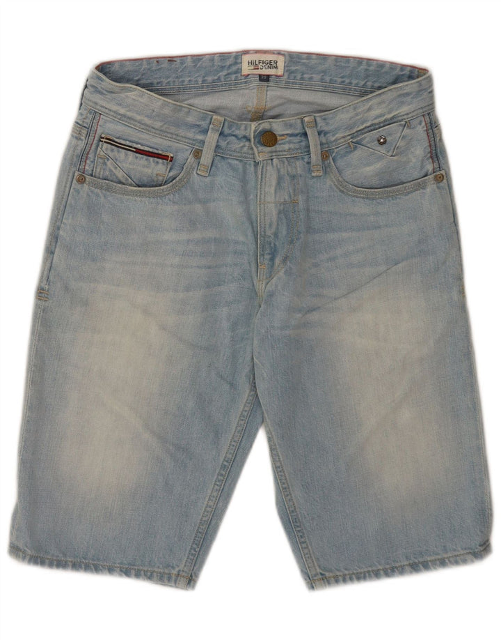 Tommy Hilfiger Mens Regular Denim Shorts W29 Medium Blue Cotton
