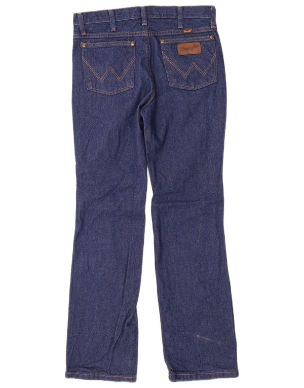 Jeans slim da uomo Wrangler W30 L30 cotone blu navy