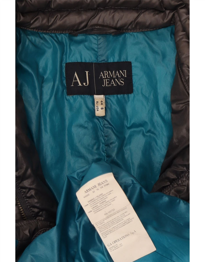 Armani Jeans ženski podstavljeni kaput US 8 srednje sivi poliamid