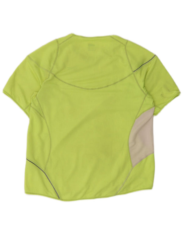 Nike T-shirt pour homme UK 42/44 Large Vert Colourblock