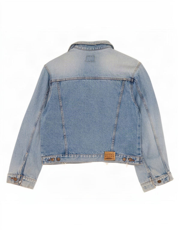 Giacca di jeans vintage da uomo UK 42 XL in cotone blu