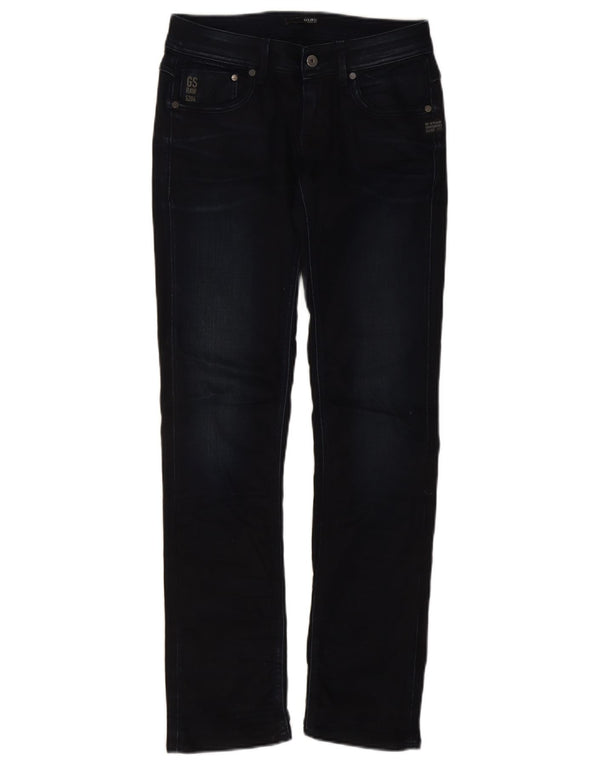 Jeans dritti da donna G-Star W30 L32 cotone blu navy