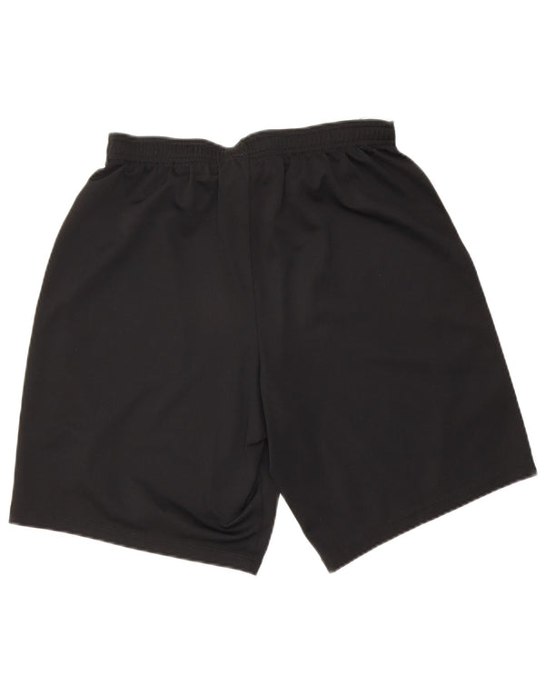 Pantaloncini sportivi Nike Dri Fit da donna UK 14 Large Nero Colourblock Poliestere