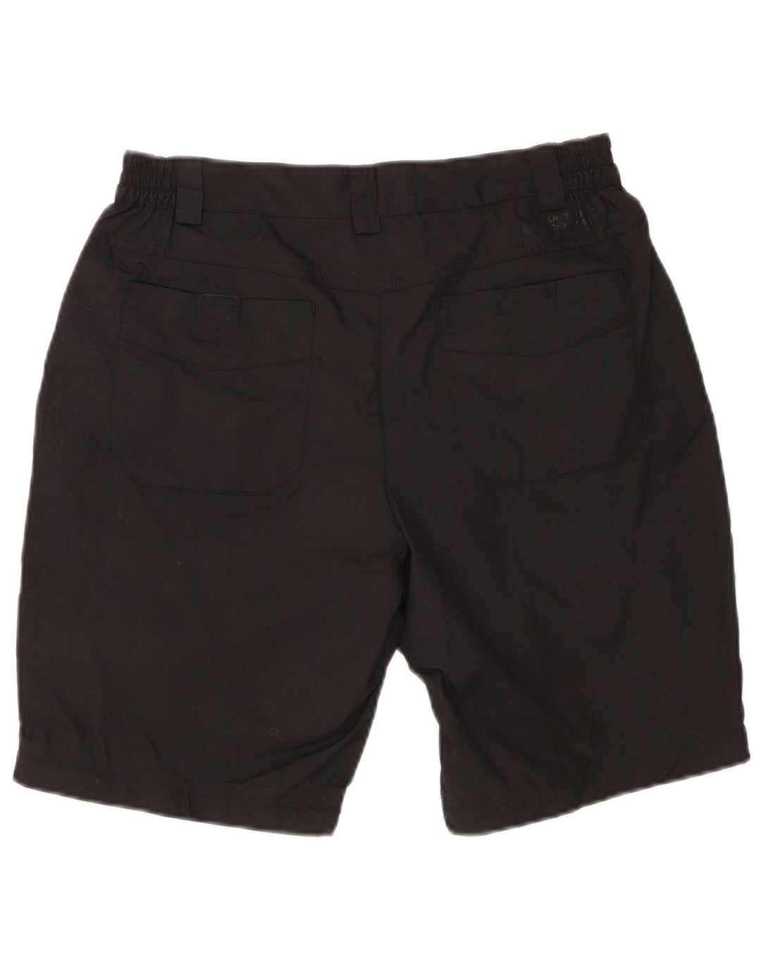 Mountain Warehouse Womens Chino Shorts UK 10 Small W28 Black Polyester
