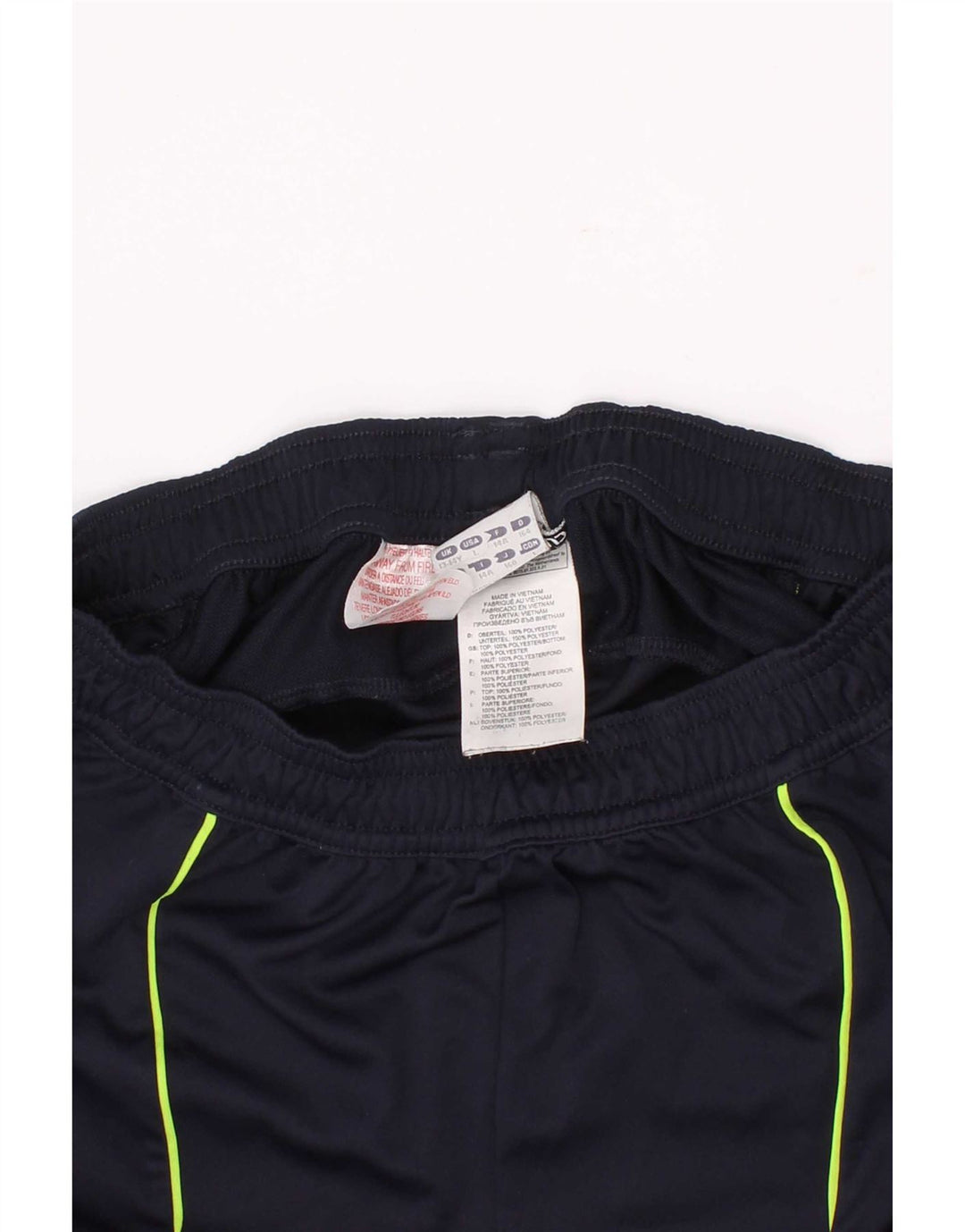 Pantaloncini sportivi Adidas Climacool da ragazzo 13-14 anni in poliestere blu navy