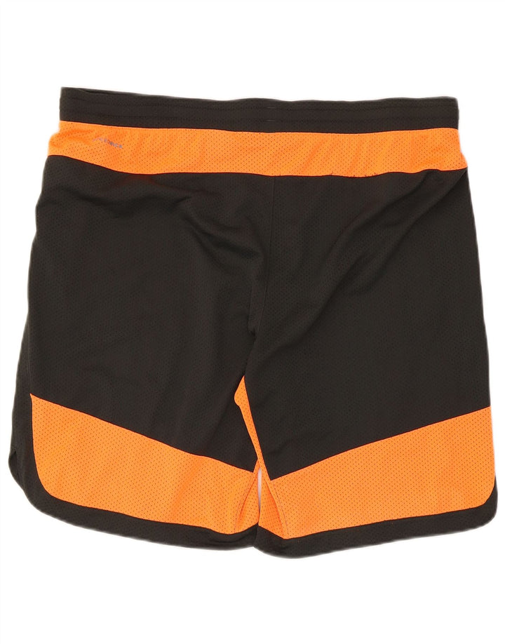 Reebok Herre grafiske sportsshorts Medium Orange Colourblock Polyester