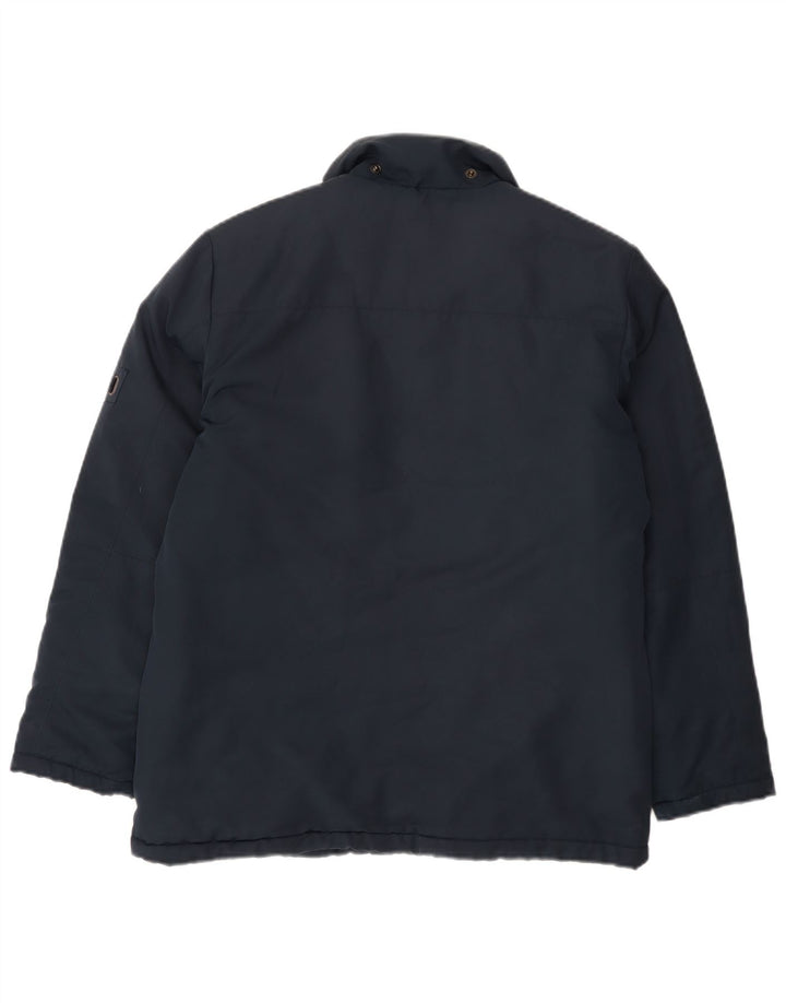 Champion Herre Windbreaker Jacket UK 36 Small Navy Blue Polyester