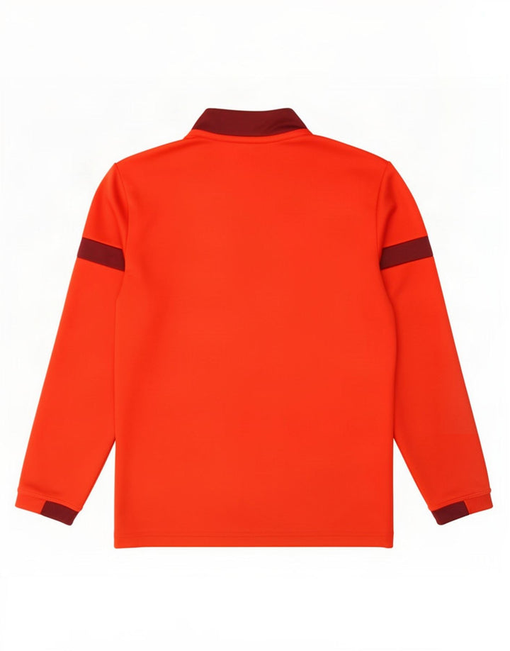 Puma Haut de survêtement zippé à col zippé pour garçon 11-12 ans Rouge Colourblock