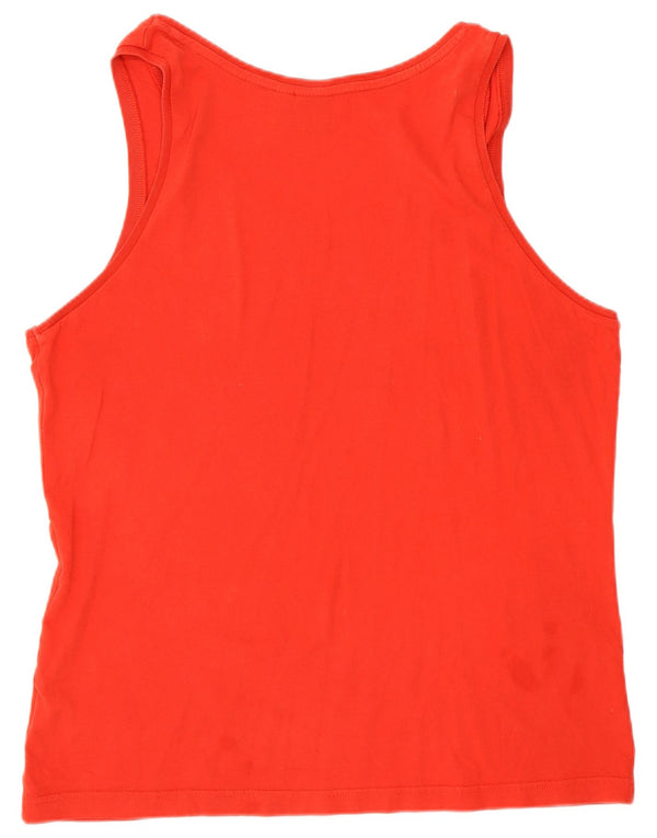 Adidas Mens Graphic Vest Top Large Red Cotton