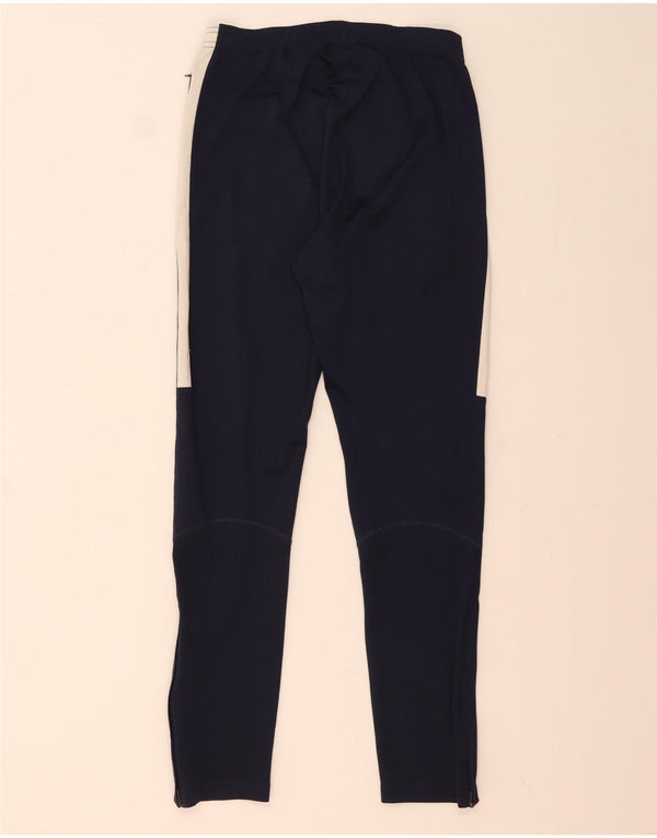 Nike Mens Dri Fit Tracksuit Trousers Joggers Small Navy Blue Colourblock