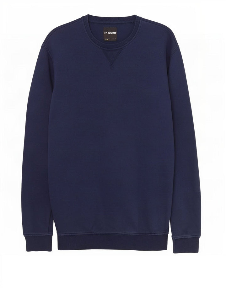Męska bluza dresowa Lyle & Scott, mała, granatowa, bawełniana