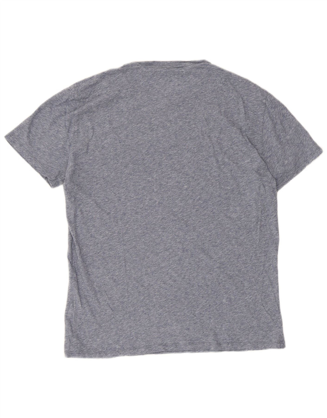 Lacoste Mens Regular Fit T-Shirt Top Size 4 Medium Blue Flecked Cotton