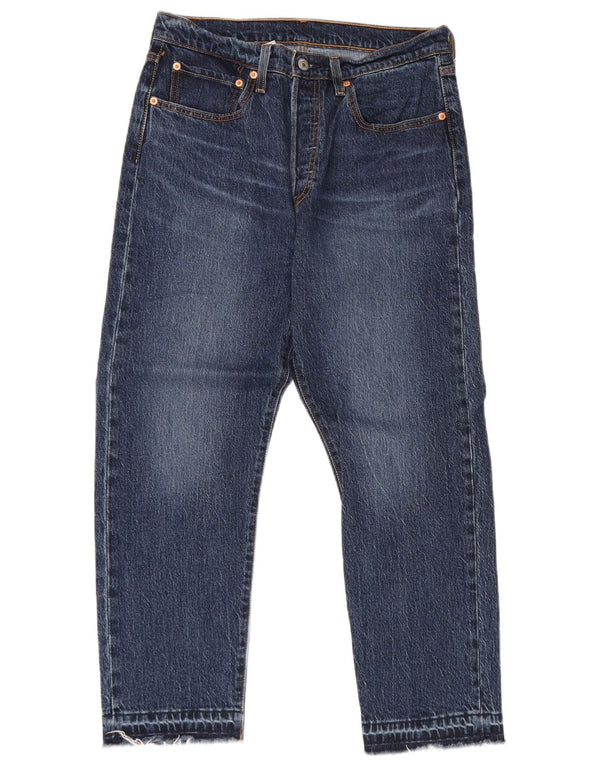 Jeans Levi's Uomo 501 Cropped W30 L26 Cotone Blu