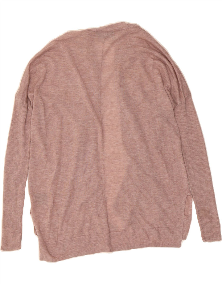 MOSSIMO Womens Oversized Open Cardigan Sweater UK 10 Small Pink Acrylic Vintage Mossimo and Second-Hand Mossimo from Messina Hembry 