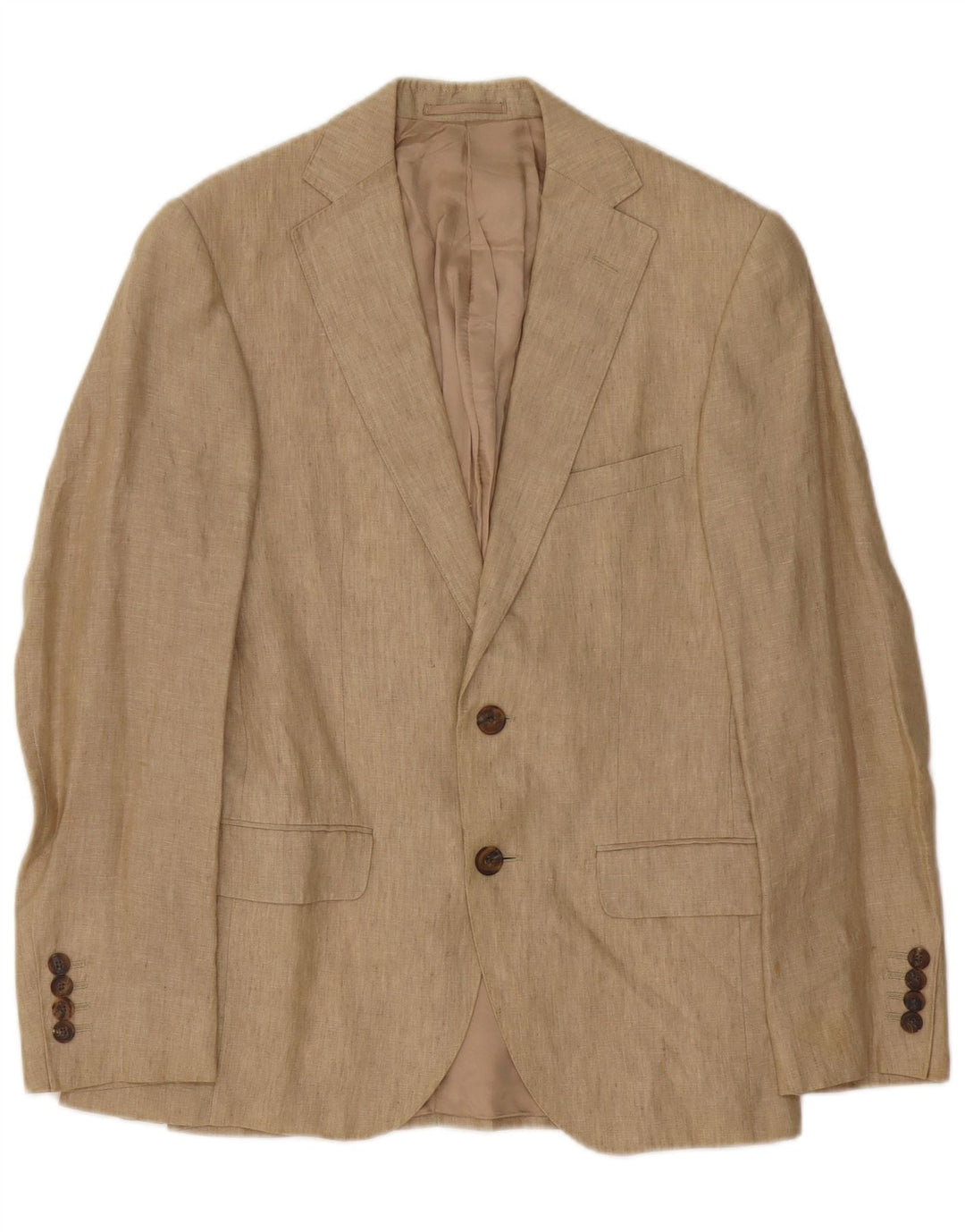Aquascutum Mens 2 Button Blazer Jacket UK 36 Small Brown