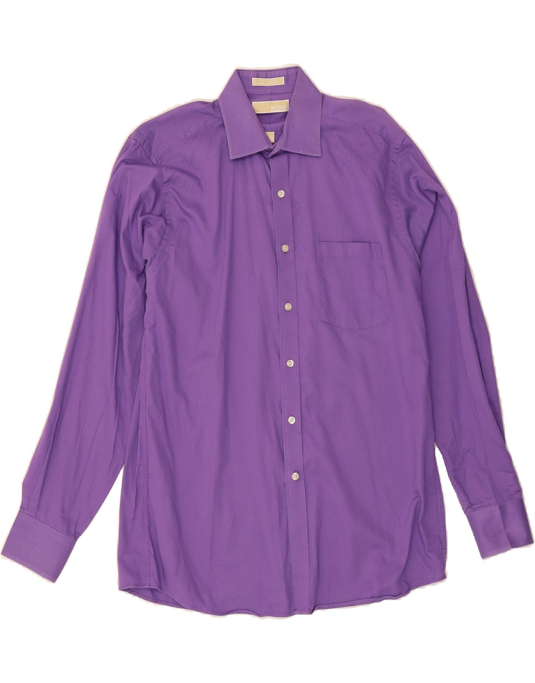 MICHAEL KORS Mens Regular Fit Shirt Size 15 1/2 Medium Purple Cotton Vintage Michael Kors and Second-Hand Michael Kors from Messina Hembry 