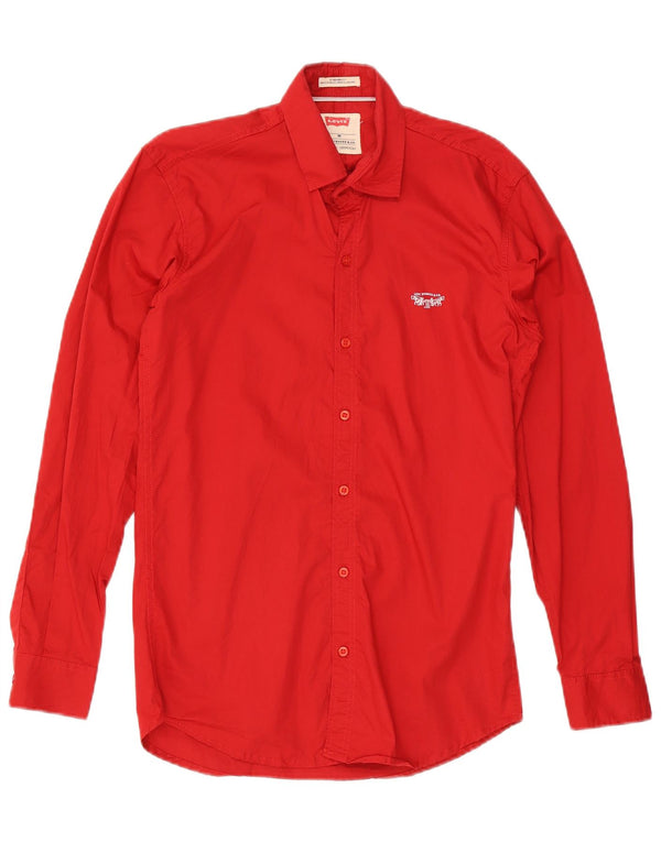 Levi's Chemise Coupe Standard Homme Rouge Moyen Coton