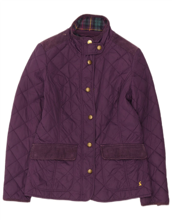 Joules Γυναικείο Καπιτονέ μπουφάν UK 10 Small Purple Polyester