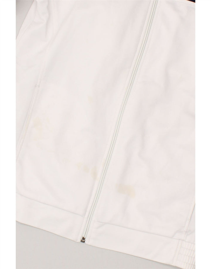 OASIS Boys Graphic Tracksuit Top Jacket 13-14 Years White Colourblock | Vintage Oasis | Thrift | Second-Hand Oasis | Used Clothing | Messina Hembry 