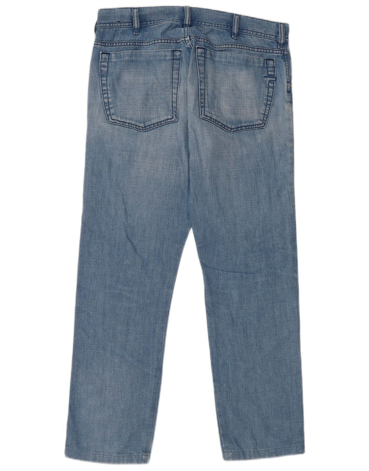 Diesel Mens Straight Jeans W31 L28 Blue Cotton