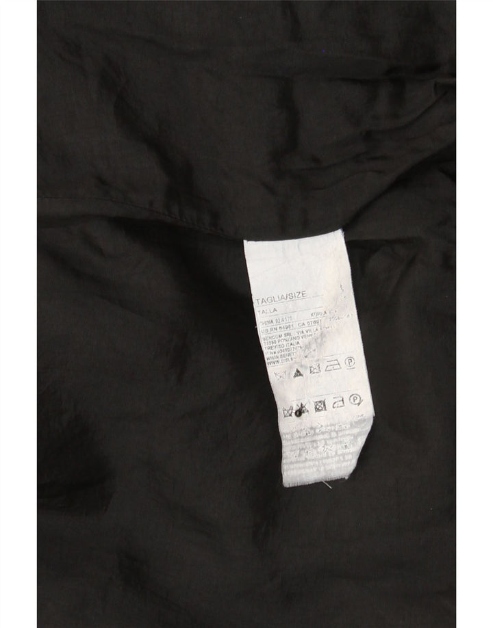 BENETTON Womens Basic Dress UK 14 Large Black Polyester Vintage Benetton and Second-Hand Benetton from Messina Hembry 