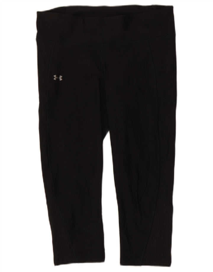 Under Armour Womens Capri Leggings UK 14 Large Black