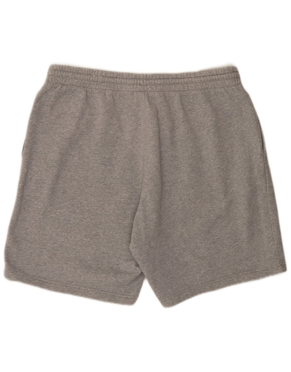 Reebok Herren Sportshorts 2XL Grau gefleckte Baumwolle