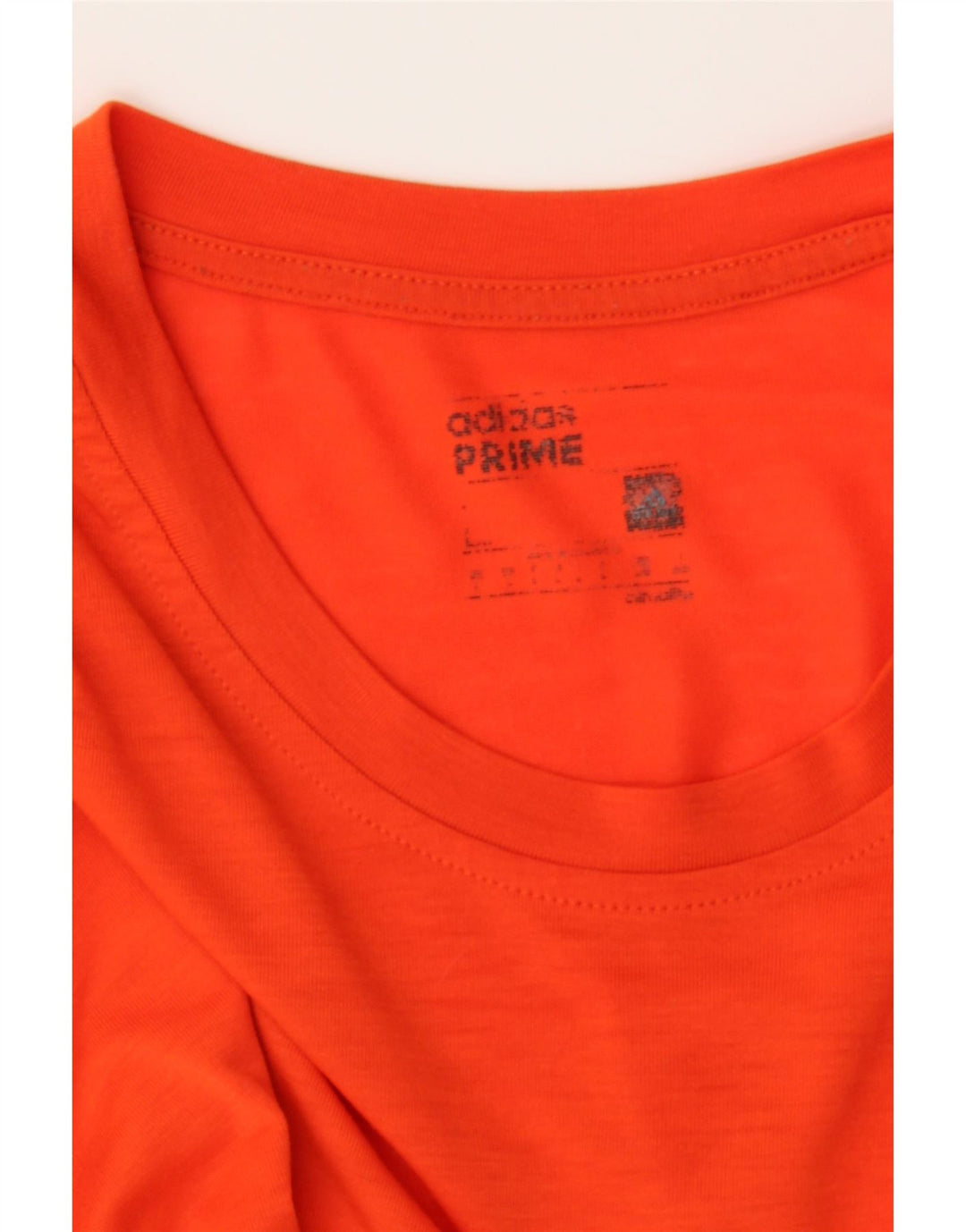 ADIDAS Mens Climalite Graphic T-Shirt Top Large Orange Polyester Vintage Adidas and Second-Hand Adidas from Messina Hembry 
