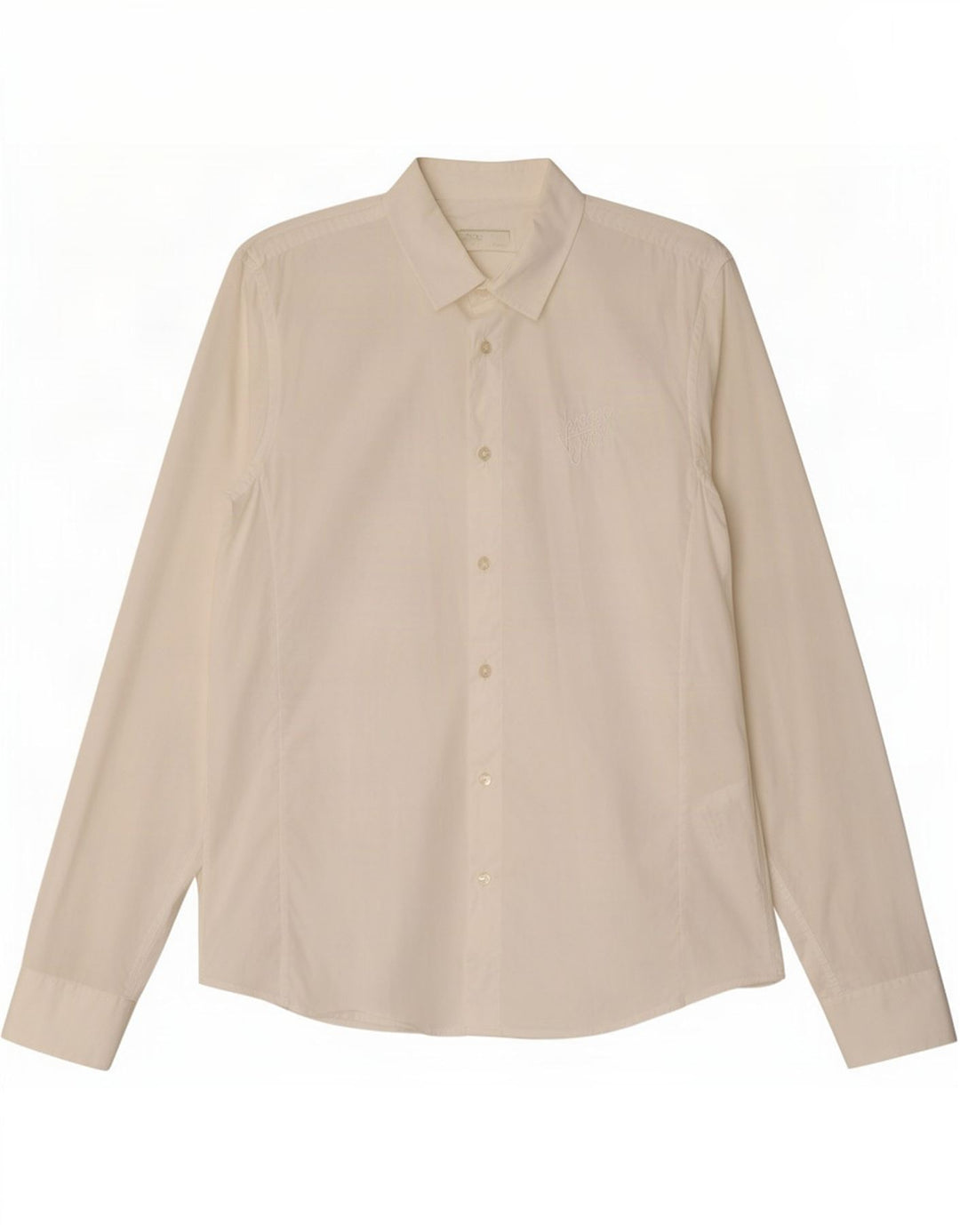 Versace herreskjorte IT 50 Medium hvid bomuld