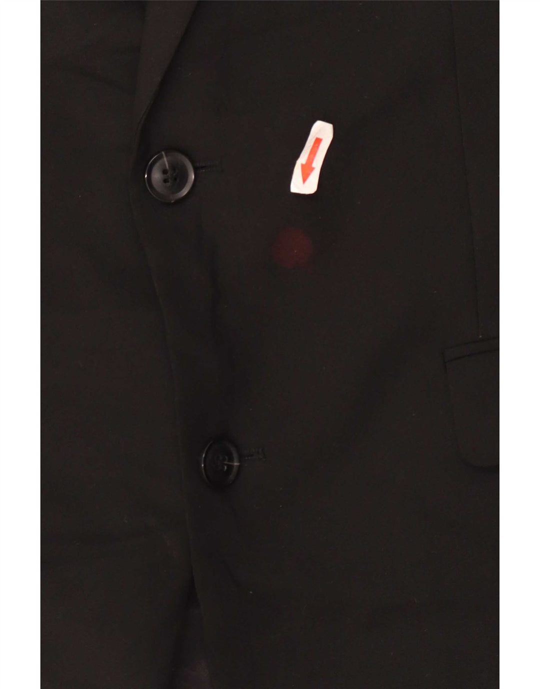 John Lewis Ανδρικό μπουφάν blazer UK 40 μεγάλου μαύρου πολυεστέρα