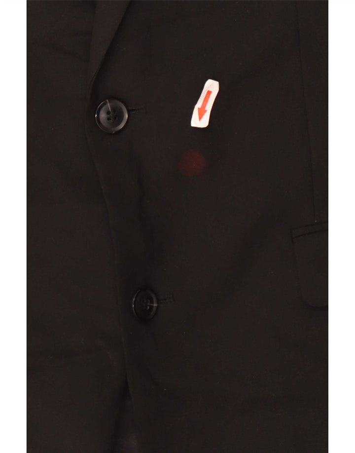 John Lewis Ανδρικό μπουφάν blazer UK 40 μεγάλου μαύρου πολυεστέρα