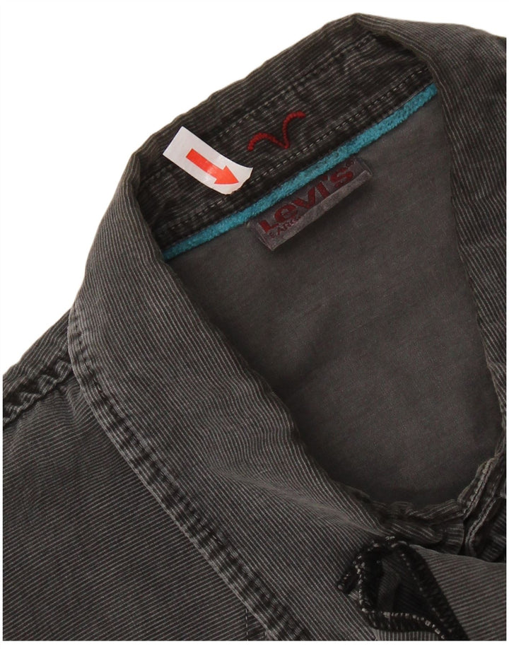 LEVI'S Mens Shirt Large Grey Cotton