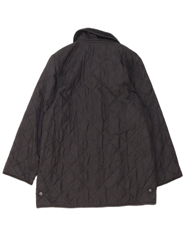 Giacca trapuntata da donna Barbour UK 18 XL nera in poliammide