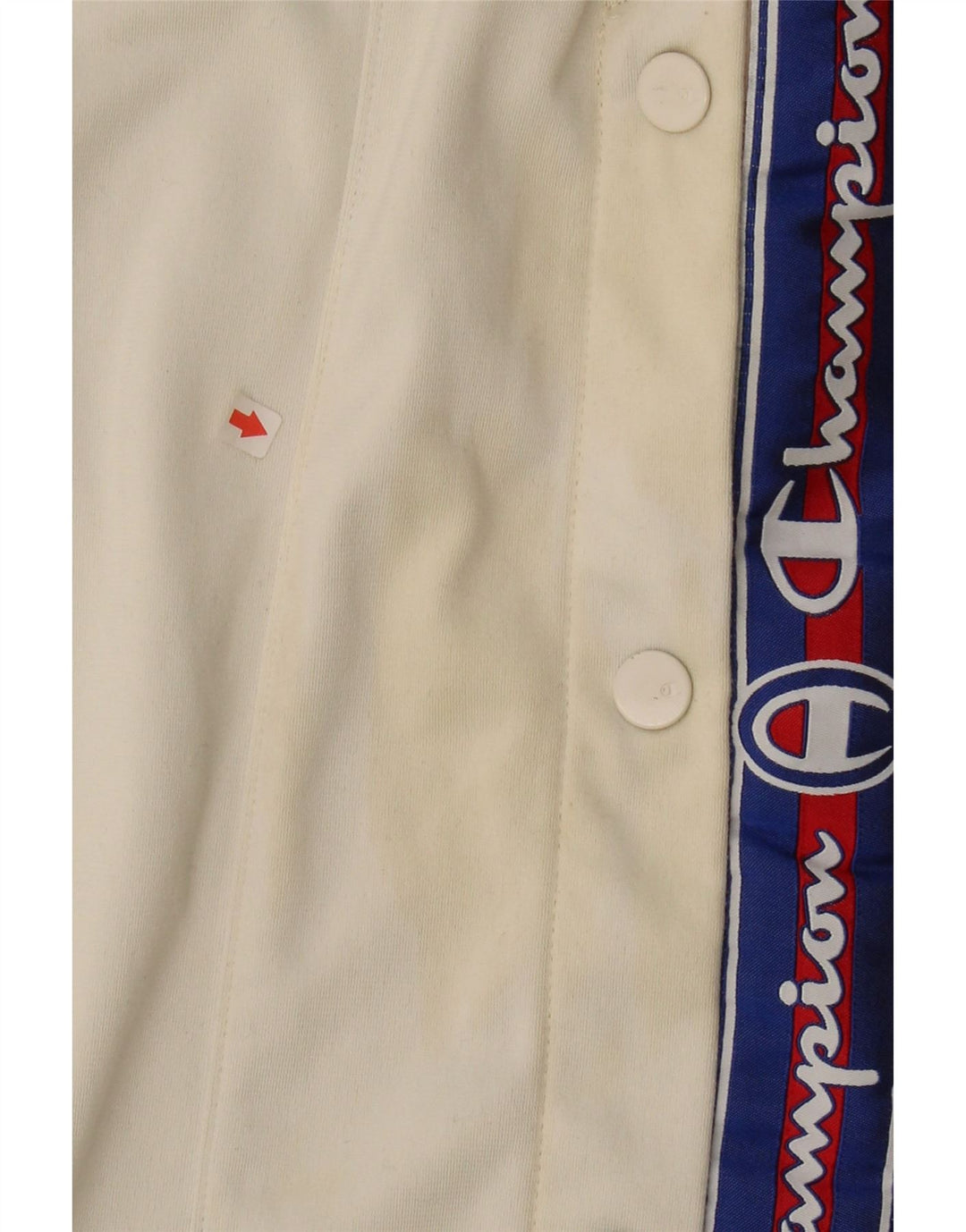 CHAMPION Mens Graphic Tracksuit Trousers XS  White Vintage Champion and Second-Hand Champion from Messina Hembry 