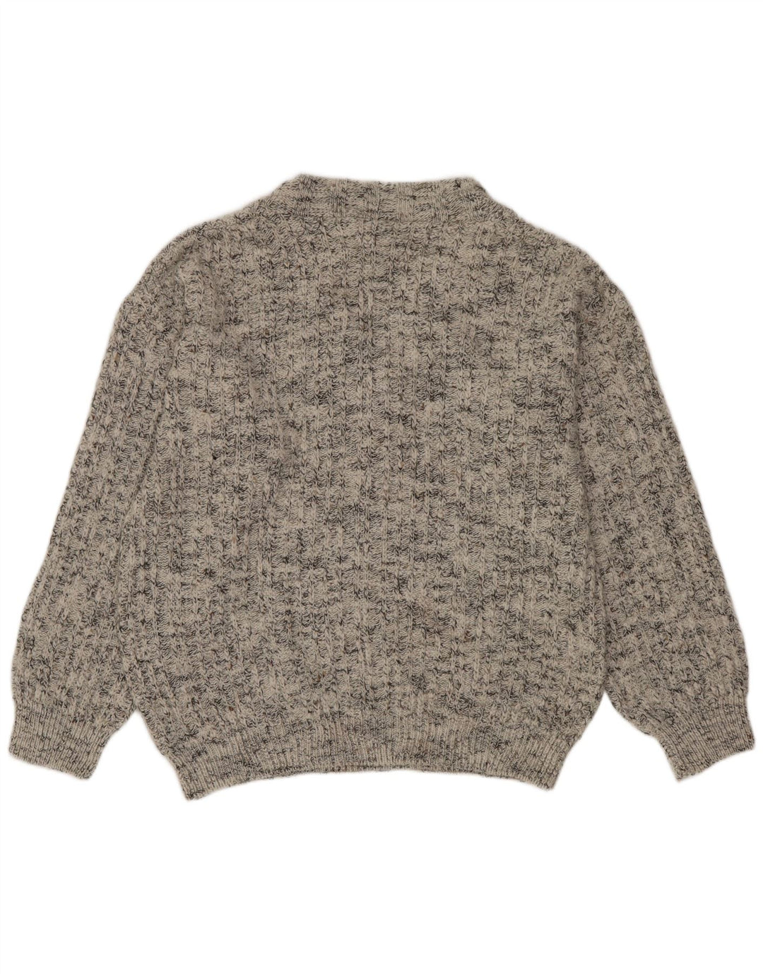 C&A Mens New Fast V-Neck Jumper Sweater Medium Grey Flecked Acrylic