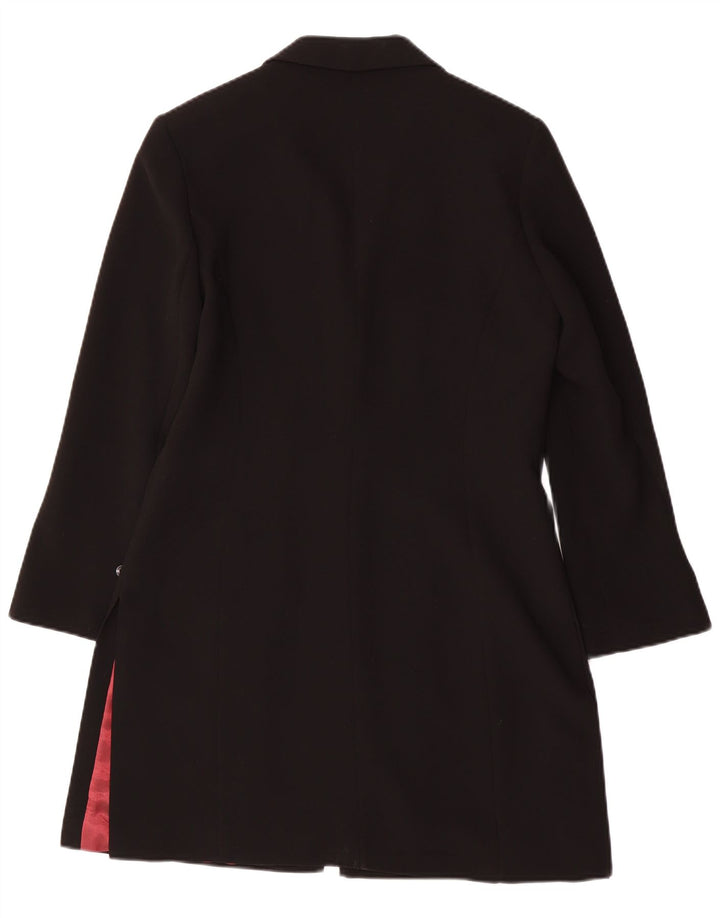ST. BERNARD Womens Overcoat UK 12 Medium Black