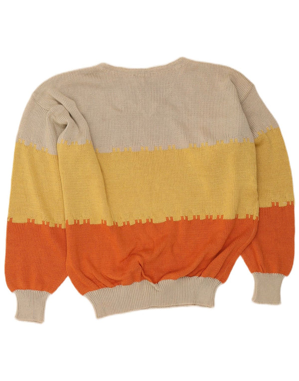 I Maschi női csónaknyakú pulóver IT 48 XL sokszínű Colourblock