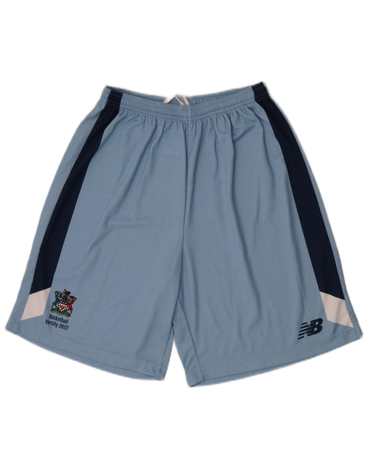 New Balance Herre Sportshorts Små Blå Colourblock Polyester