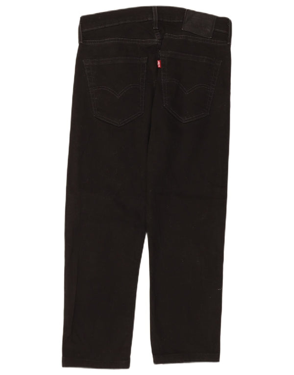 Levi's Jean 514 Cropped Straight W31 L24 Homme Noir Coton