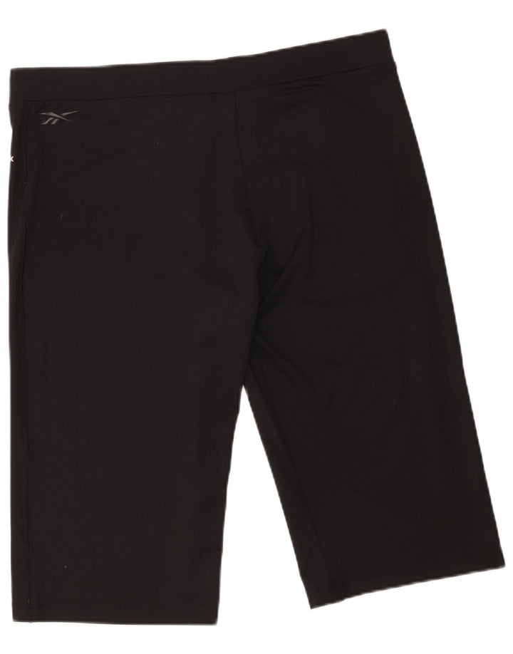 Nike Womens Bermuda Sport Shorts UK 18 XL  Black Polyester