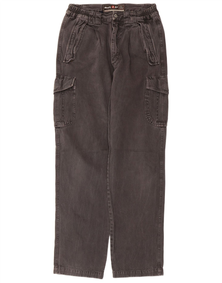 Murphy & Nye Mens Cargo Trousers W31 L33 Grey Cotton